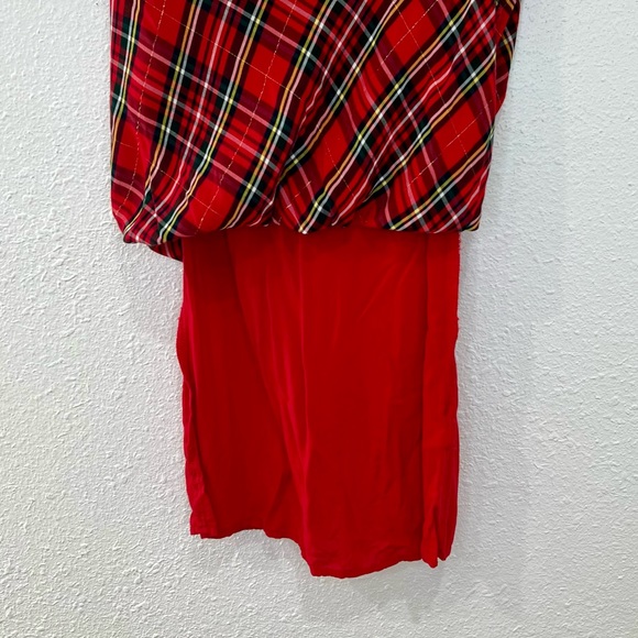 Vineyard Vines Red Plaid Kids Formal Dress - Picture 5 of 8